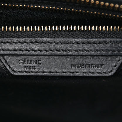 Celine Smooth Calfskin Micro Luggage Black 6 of 11