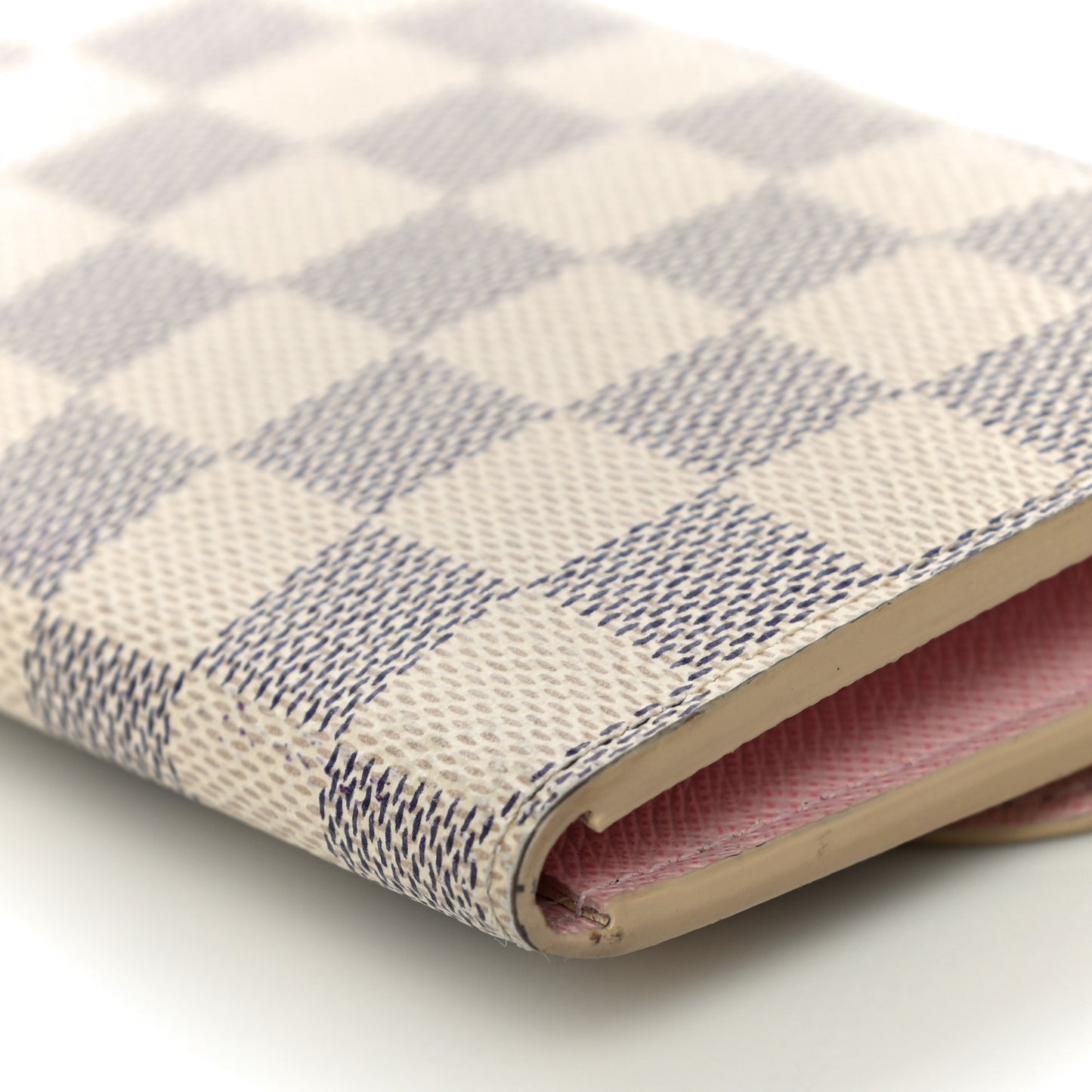 Damier Azur Emilie Wallet Rose Ballerine