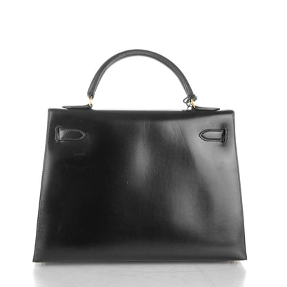 Hermes Box Kelly Sellier 32 Black 4 of 25