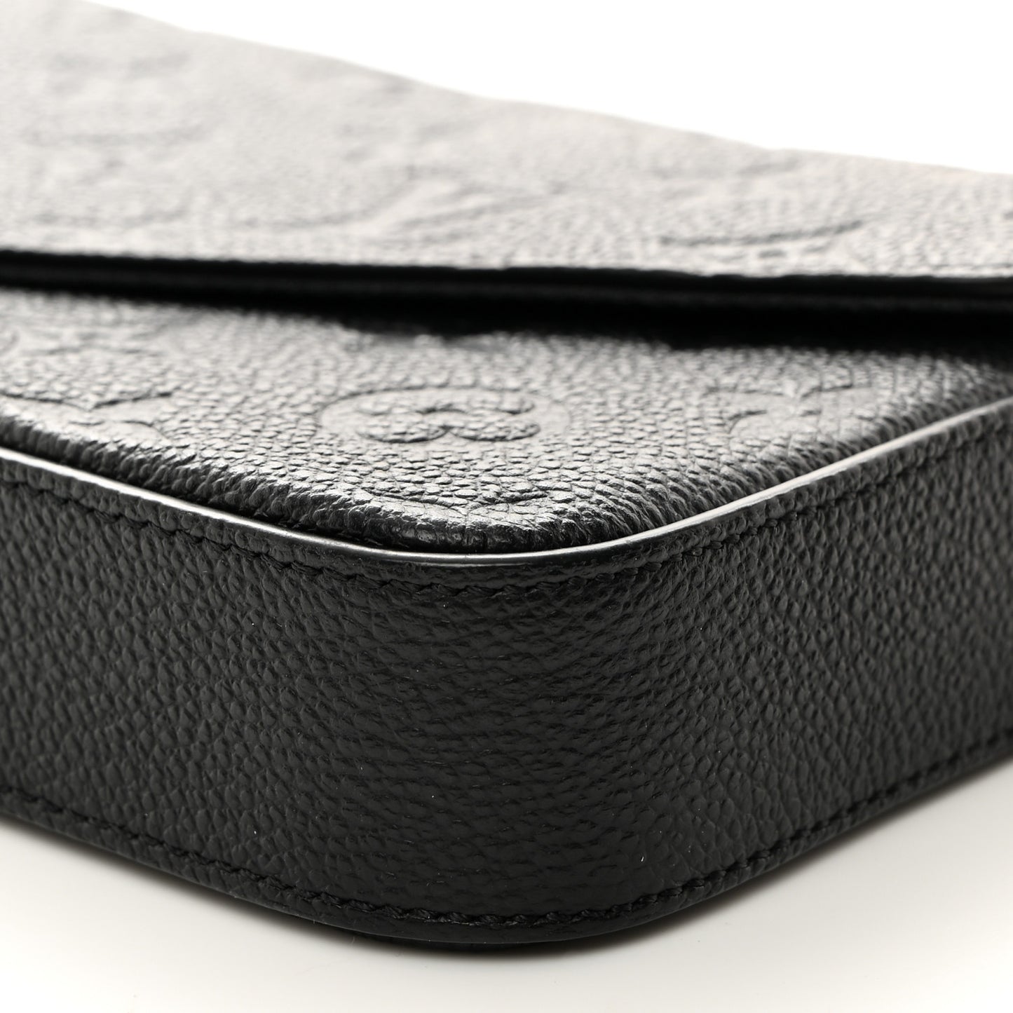 Empreinte Pochette Felicie Chain Wallet Black
