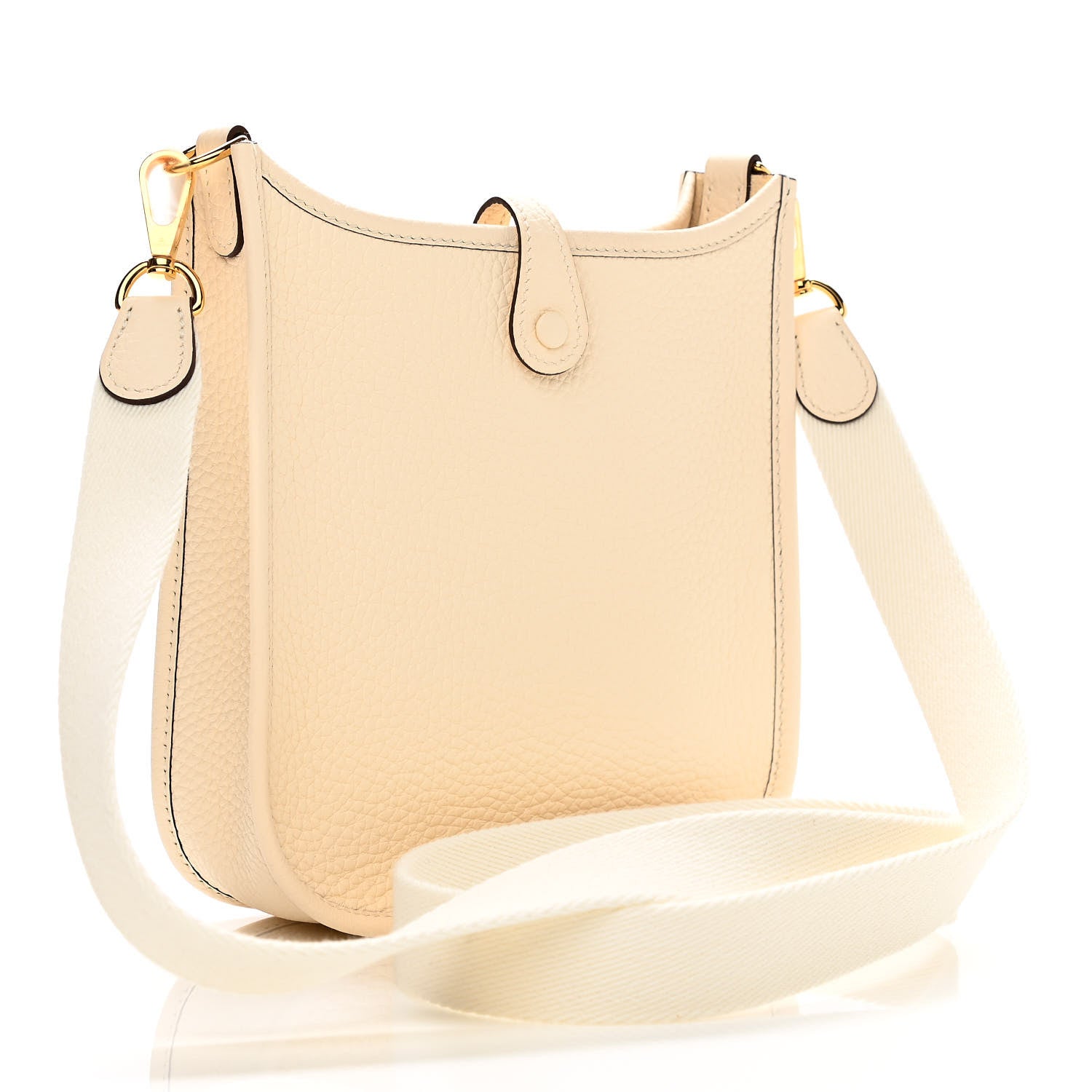 Hermes Taurillon Clemence Amazone Evelyne TPM Nata Craie 3 of 11