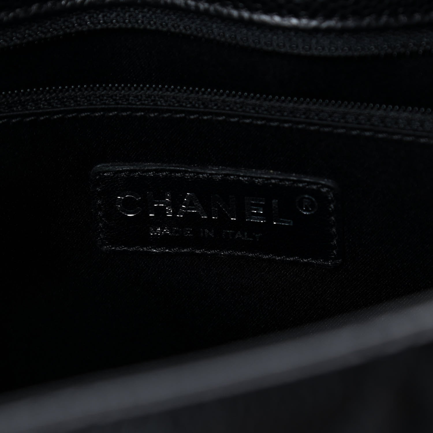 Chanel Caviar Quilted Grand Shopping Tote GST Black 7 of 11