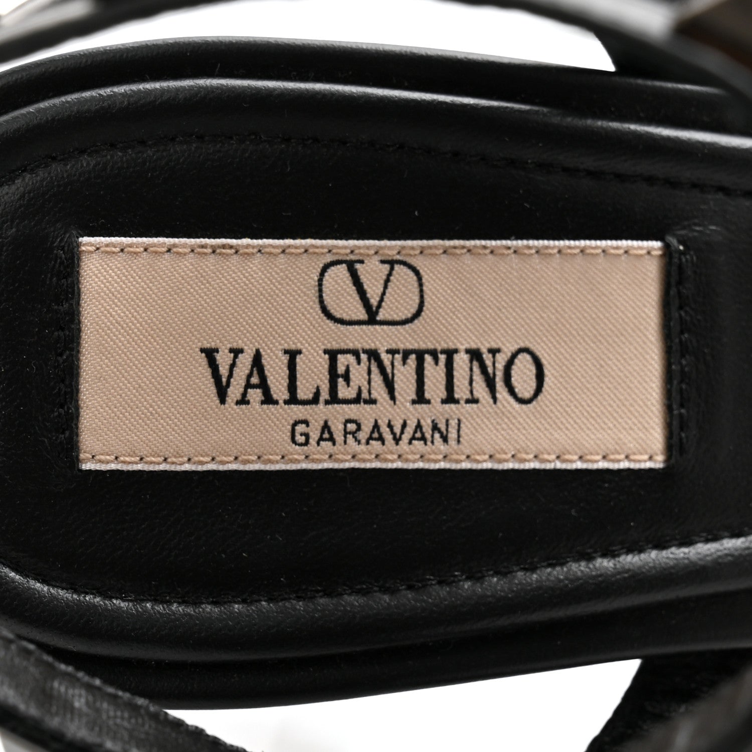 Valentino Garavani Patent Monochrome Rockstud 70mm Pumps 40.5 Black 6 of 11