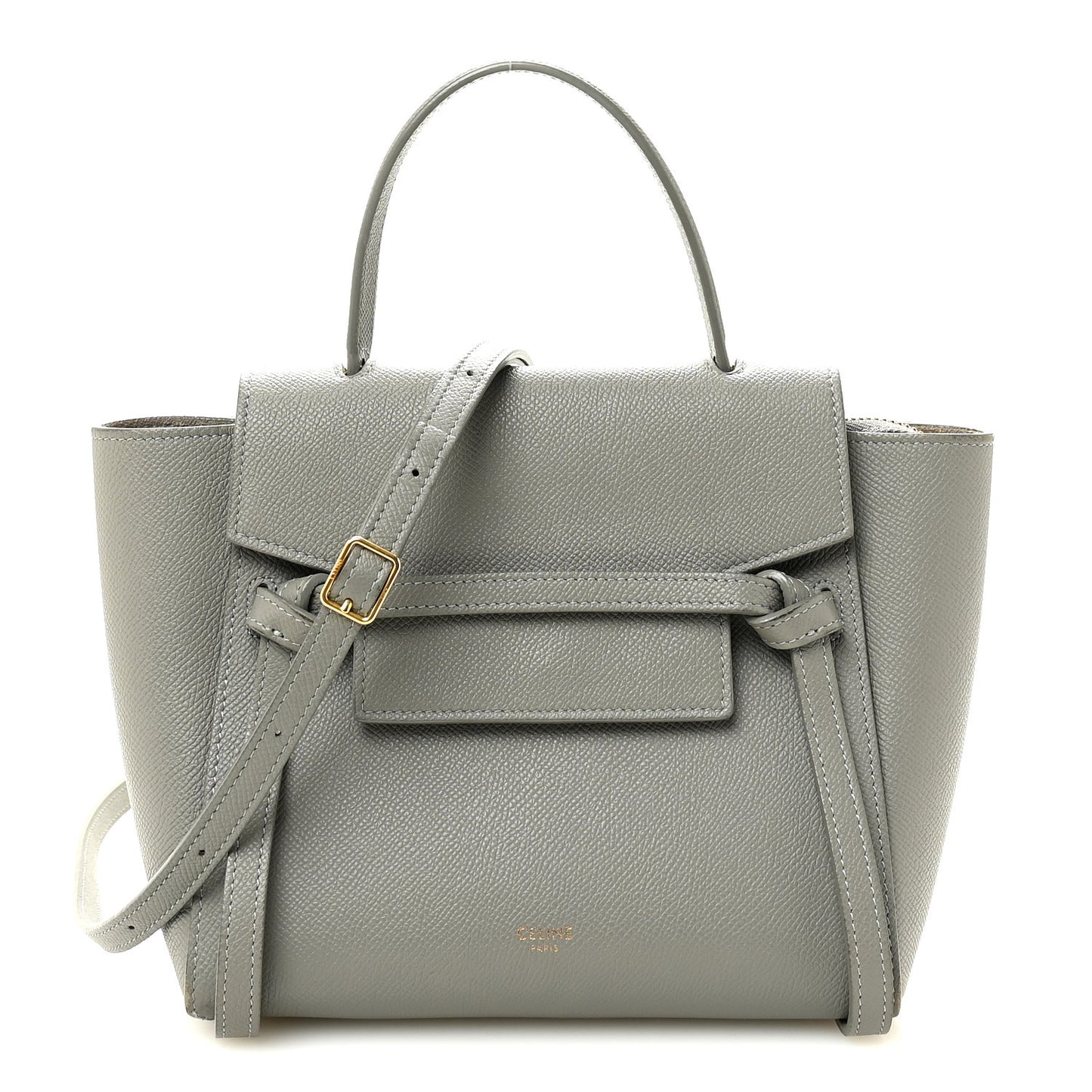 Grained Calfskin Nano Belt Bag Cloud