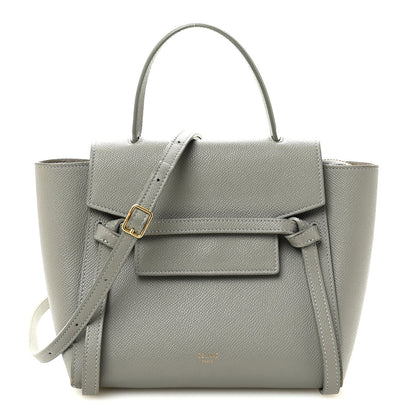 Celine Grained Calfskin Nano Belt Bag Cloud 1 of 10