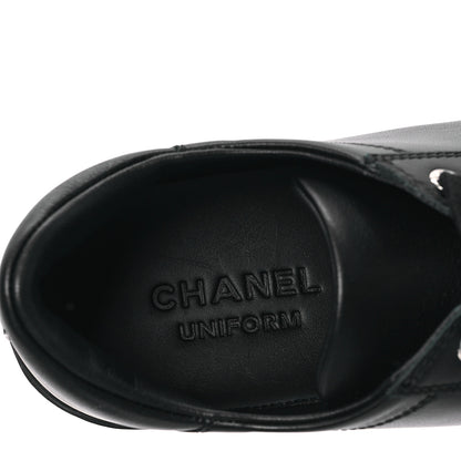 Chanel Calfskin Womens Sneakers 36 Black 7 of 8
