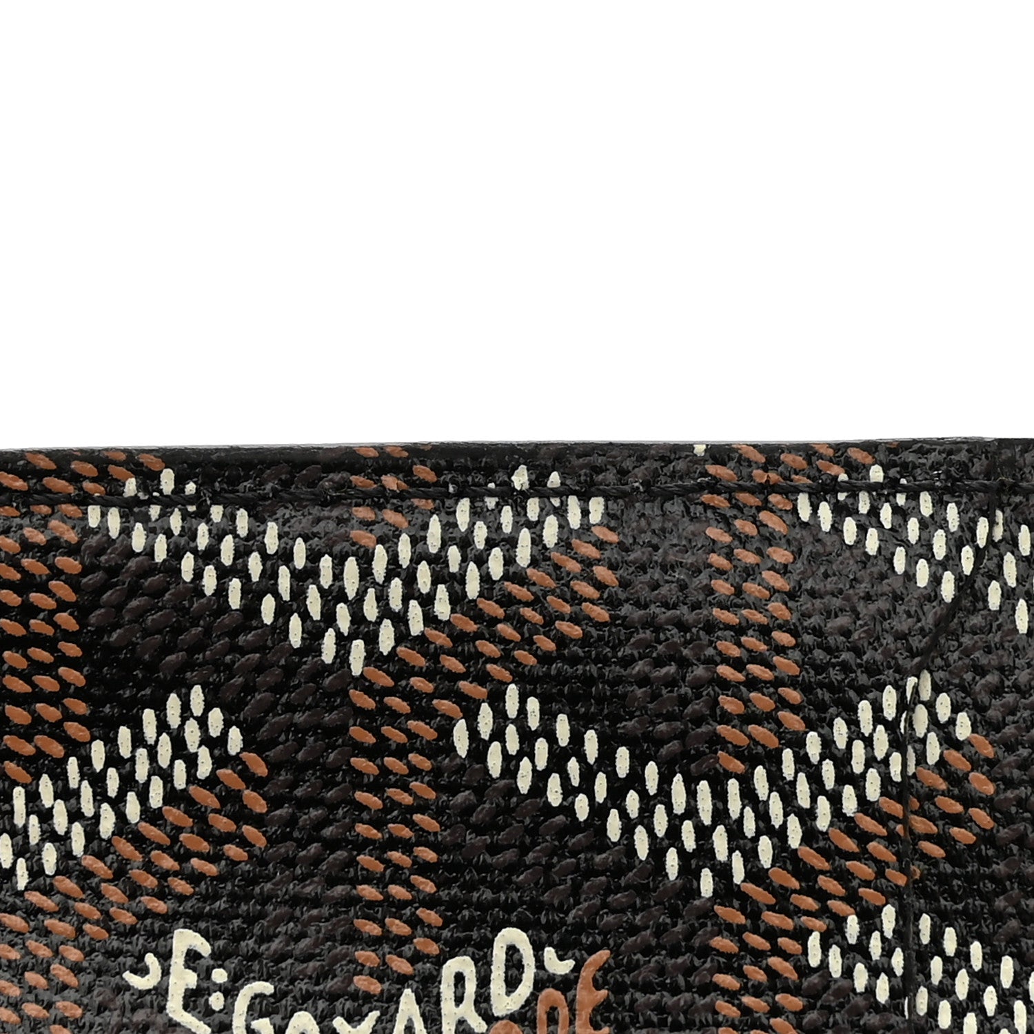 Goyard Goyardine Multi Slot Bi-Fold Wallet Black 8 of 8