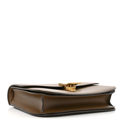 Celine Box Calfskin Medium Classic Box Flap Bag  Camel 4 of 13