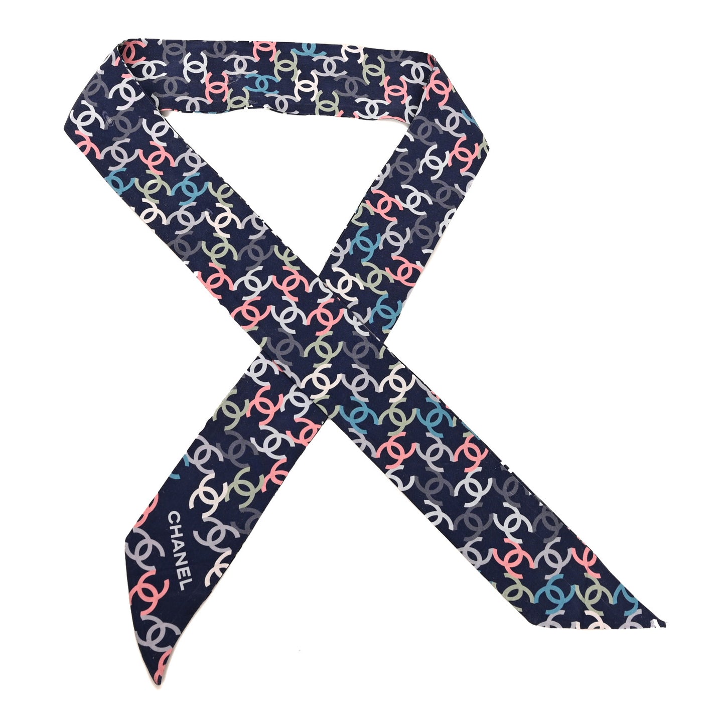 Silk CC Twilly Blue Multicolor