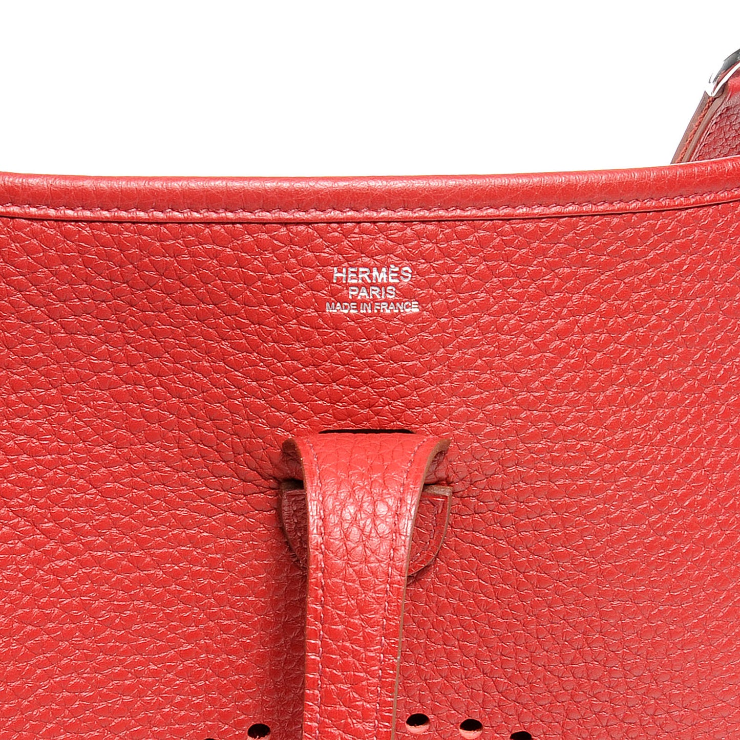 Taurillon Clemence Evelyne III PM Rouge Garance