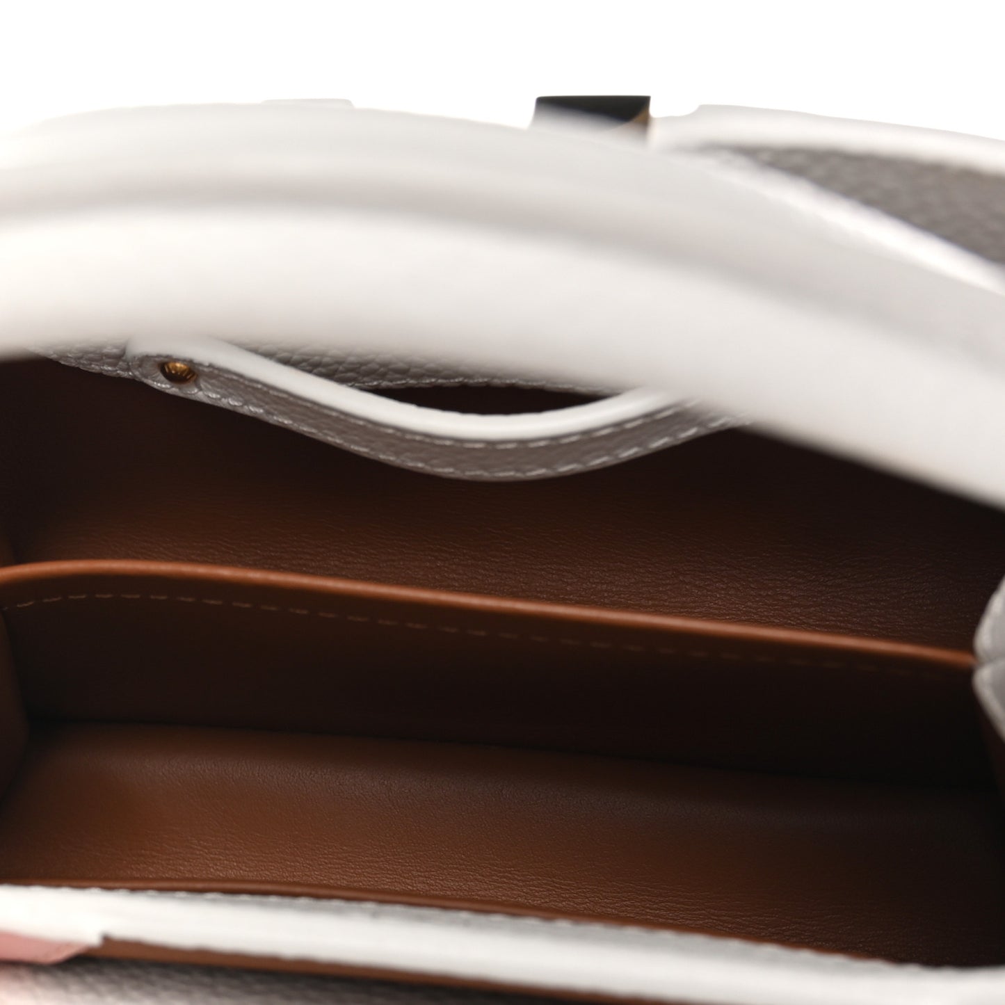 Taurillon Calfskin Patent Gelato Mini Capucines Fraise Pink