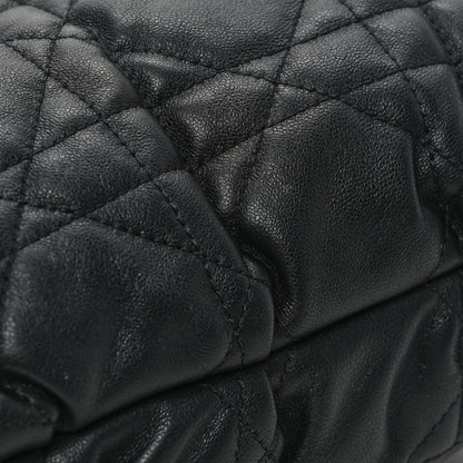 Christian Dior Lambskin Supple Macrocannage Medium Ammi Bag Black 12 of 13