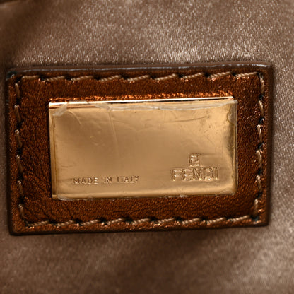 Fendi Velvet Crystal Beaded Small Spy Bronze Cognac 6 of 14