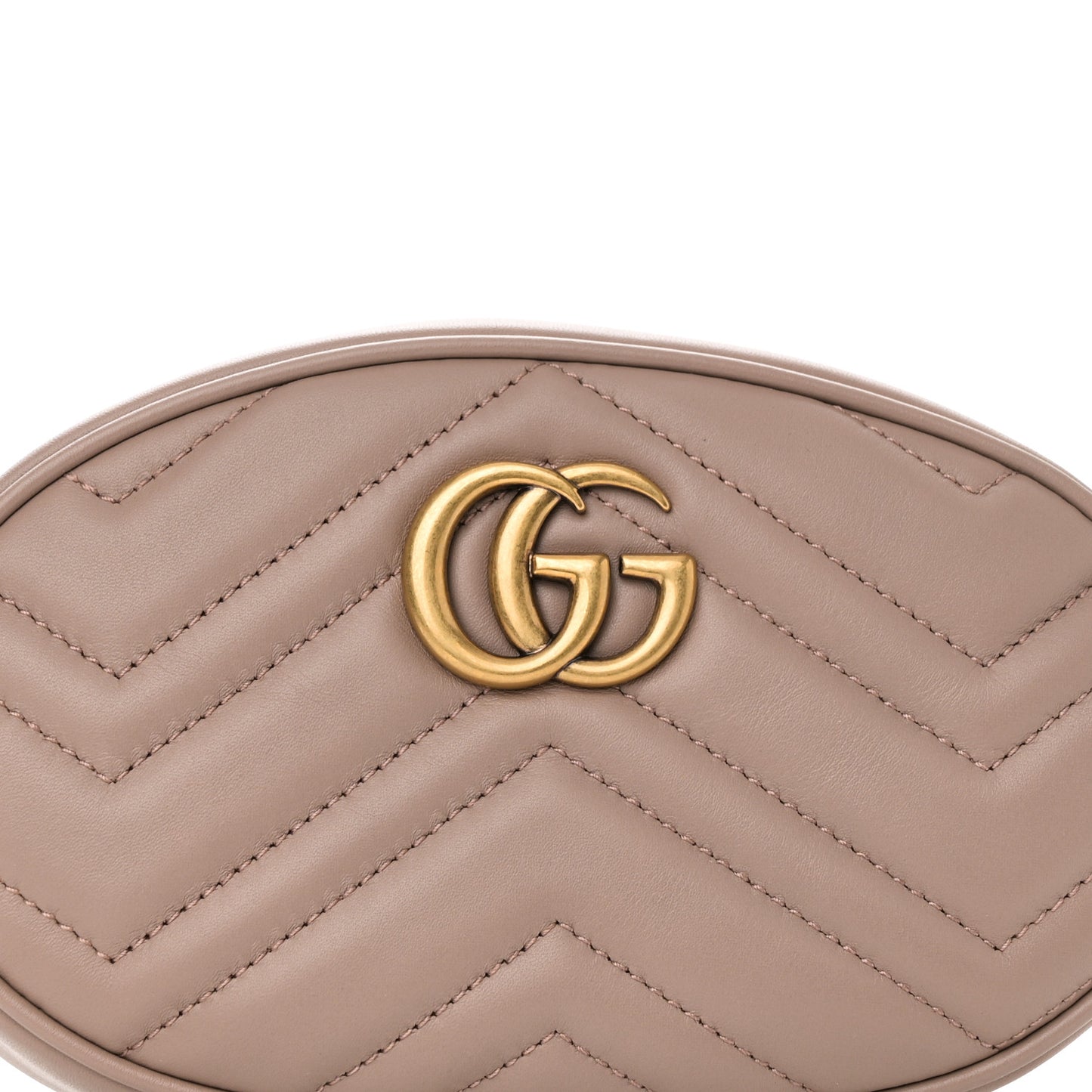 Calfskin Matelasse GG Marmont Belt Bag 85 34 Porcelain Rose