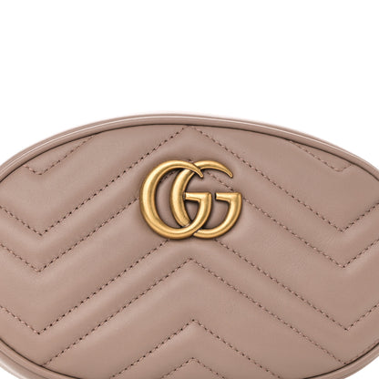Gucci Calfskin Matelasse GG Marmont Belt Bag 85 34 Porcelain Rose 8 of 10