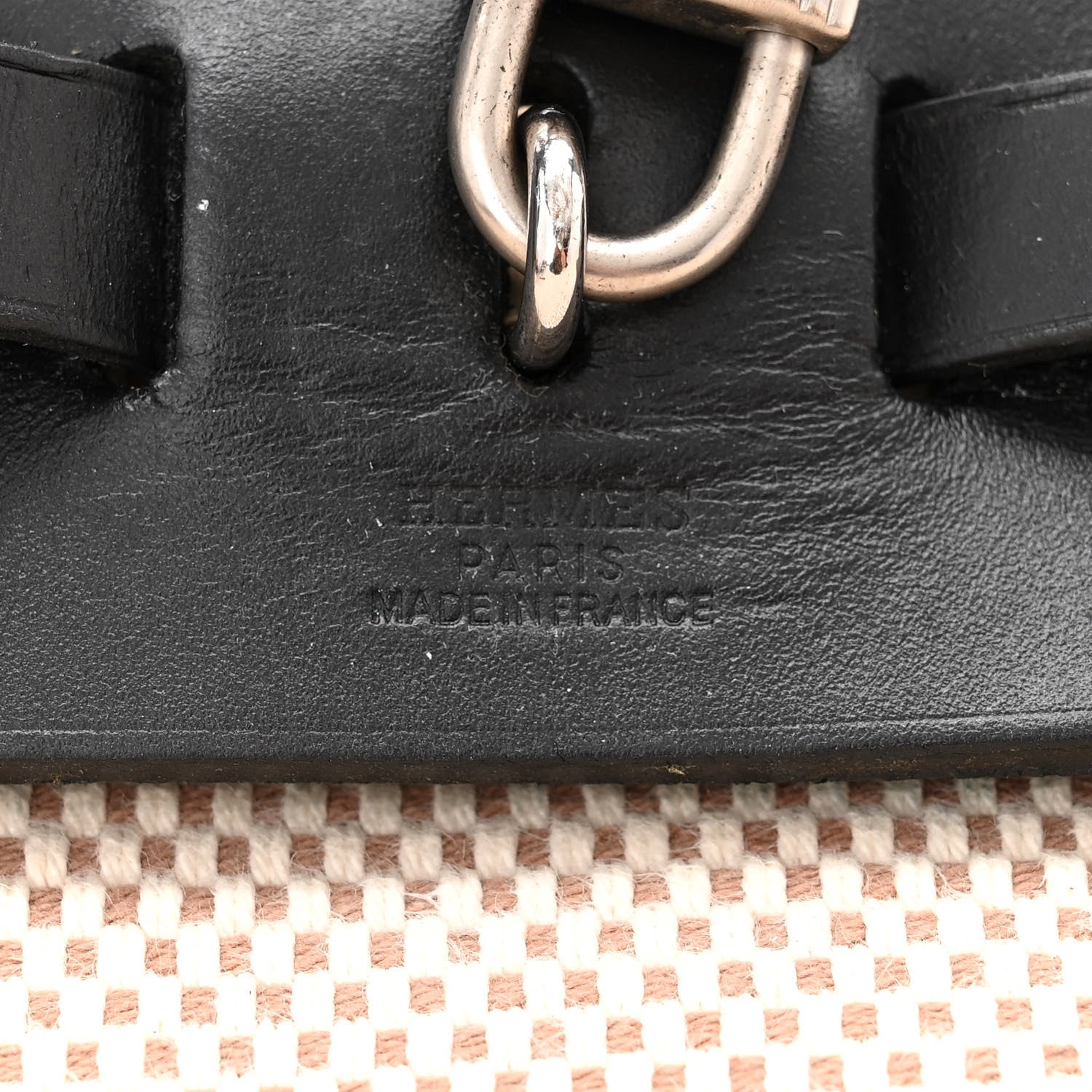 Hermes Vache Hunter Criss Viking Herbag Zip Retourne PM 31 Natural Black 6 of 13