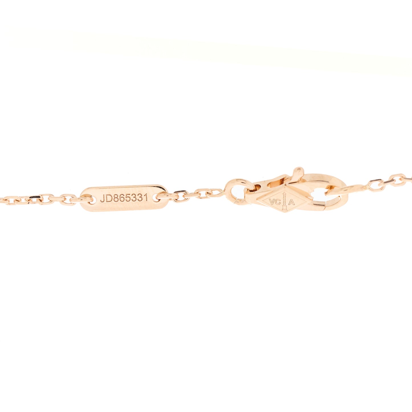 18K Rose Gold Carnelian Sweet Alhambra Bracelet