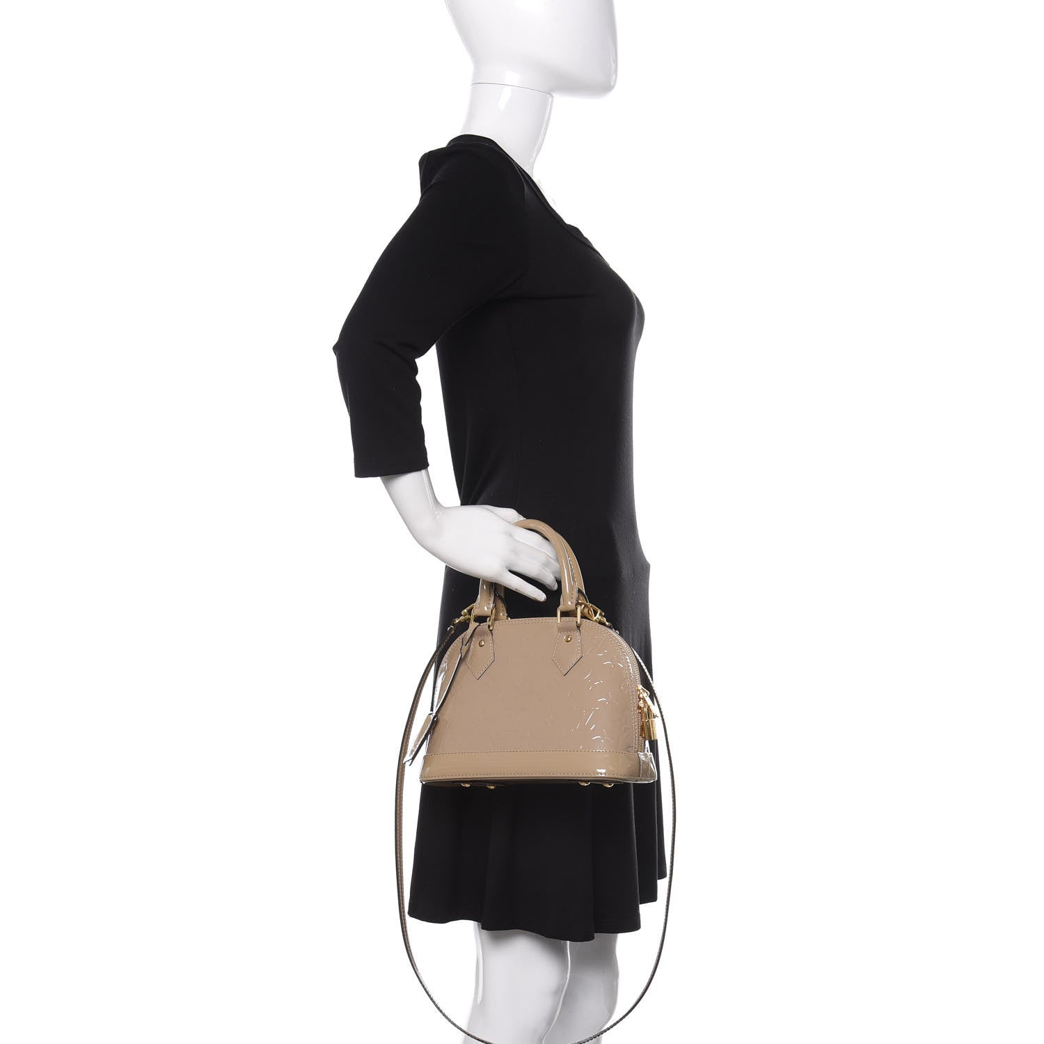 Louis Vuitton Vernis Alma BB Galet 3 of 12