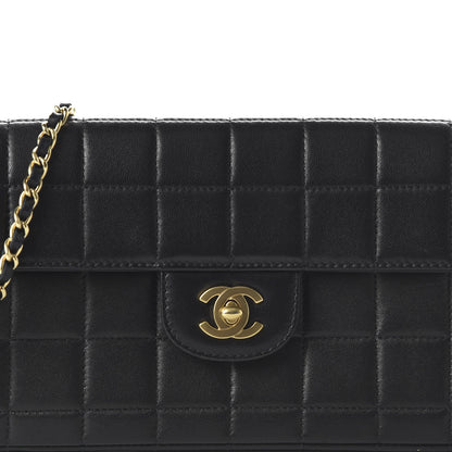 Chanel Lambskin East West Chocolate Bar Flap Black 10 of 10