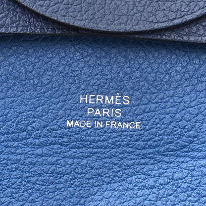 Hermes Evercolor Bastia Verso Coin Purse Bleu Saphir Bleu France 5 of 8