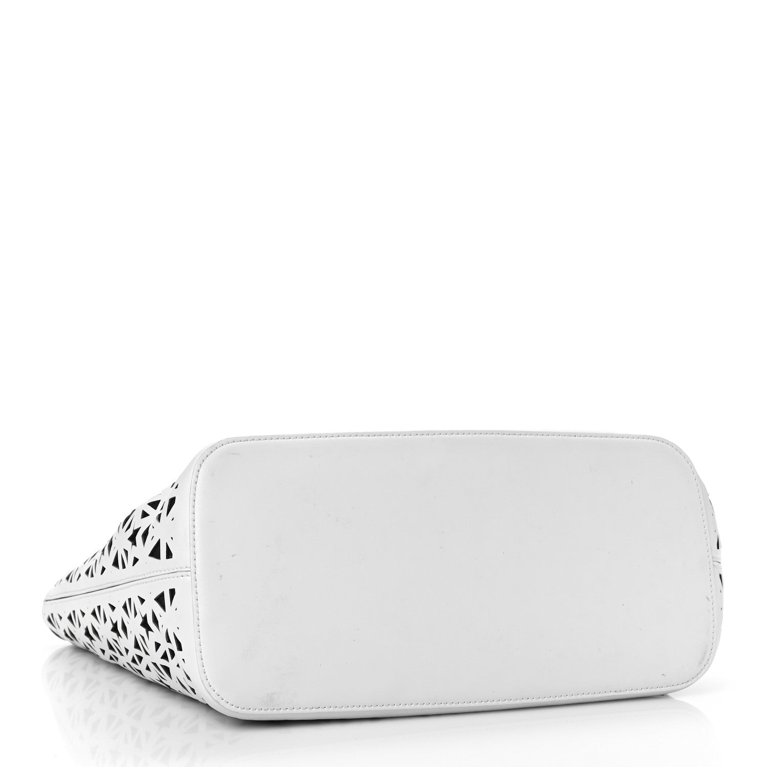 Givenchy Calfskin Lazer Cut Medium Antigona Tote Black White 6 of 13