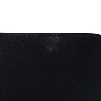 Chanel Calfskin Painted Chevron Embossed Medium Boy Flap Black 5 of 5