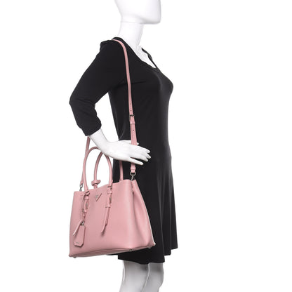Prada Saffiano Cuir Small Double Handle Tote Pesco 2 of 13