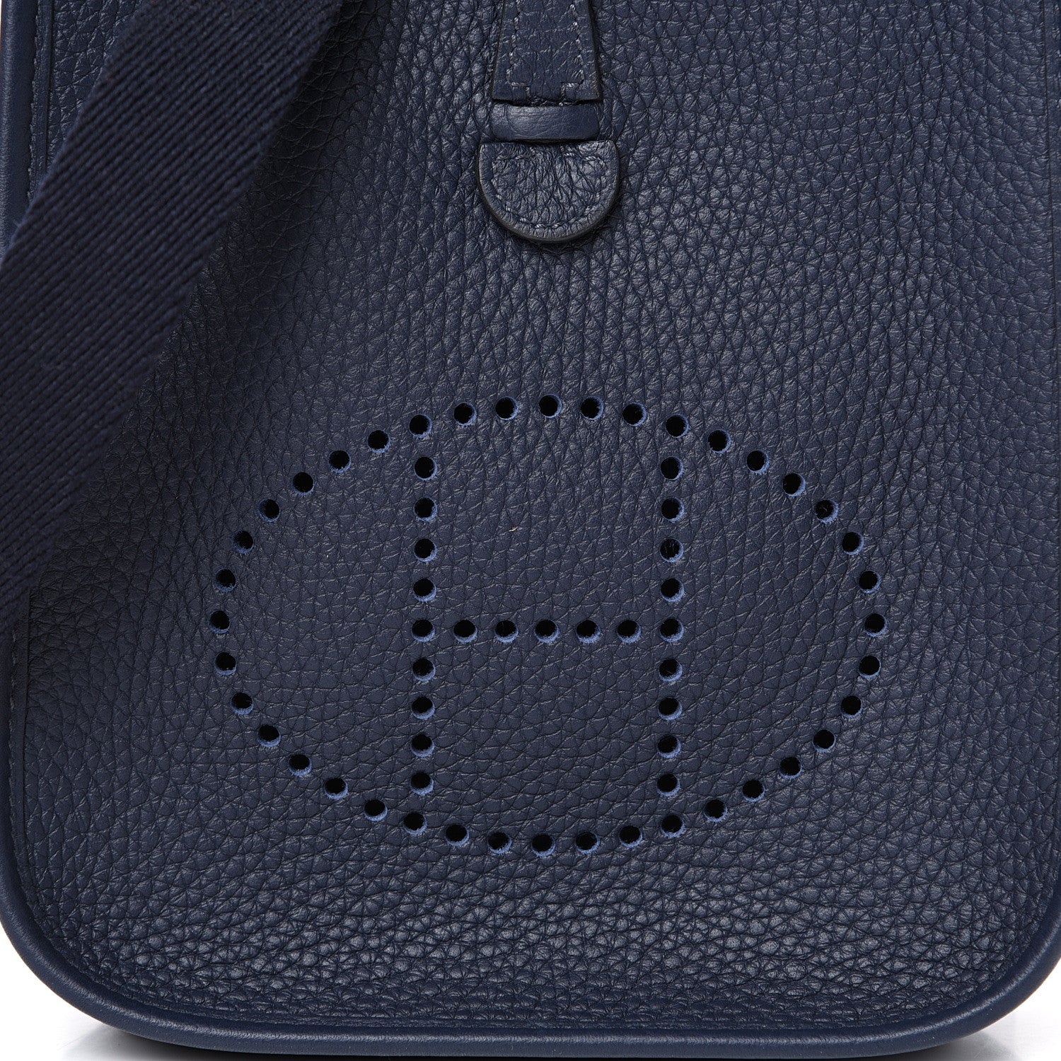 Hermes Taurillon Clemence Evelyne TPM Bleu Nuit 7 of 10