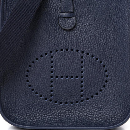 Hermes Taurillon Clemence Evelyne TPM Bleu Nuit 7 of 10