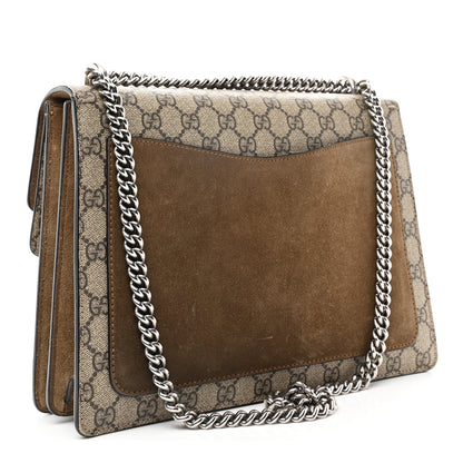 Gucci GG Supreme Monogram Medium Dionysus Shoulder Bag Taupe 3 of 10