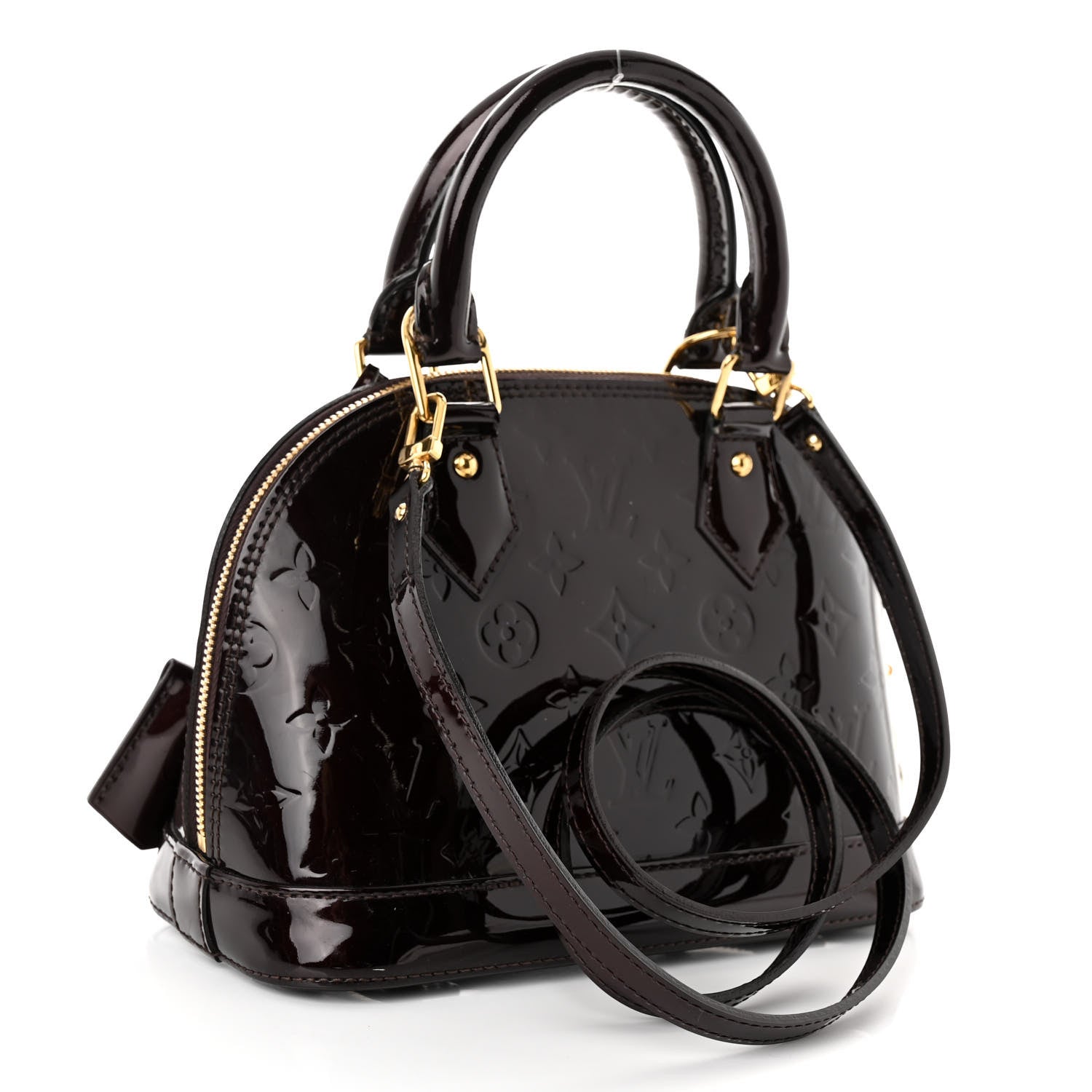 Louis Vuitton Vernis Alma BB Amarante 3 of 9