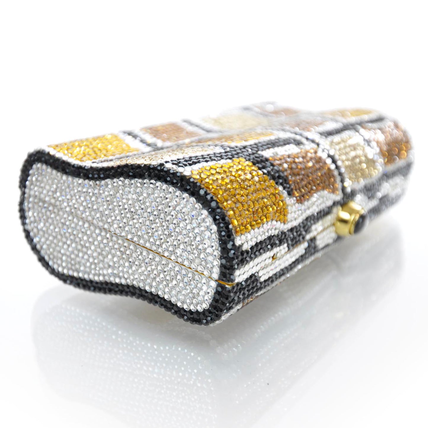 Swarovski Crystal Minaudiere Clutch Multicolor