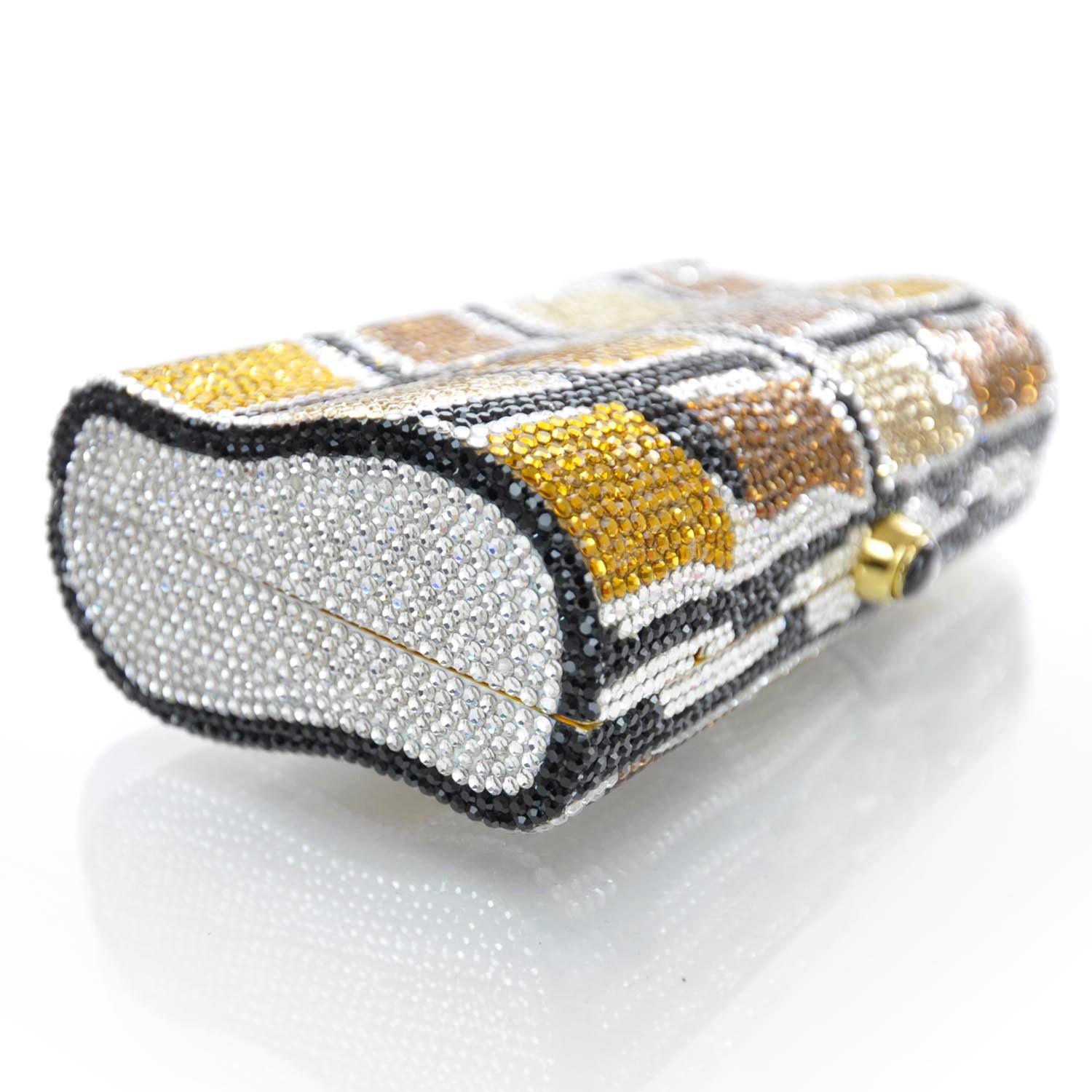 Judith Leiber Swarovski Crystal Minaudiere Clutch Multicolor 7 of 9