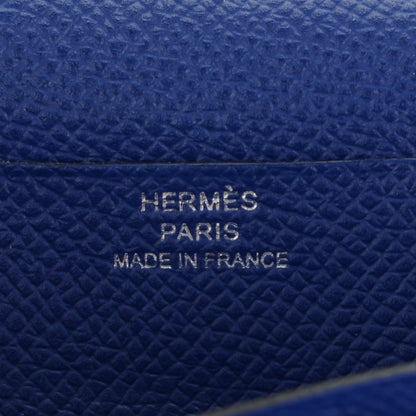 Hermes Epsom Bearn Gusset Wallet Bleu Saphir 6 of 6