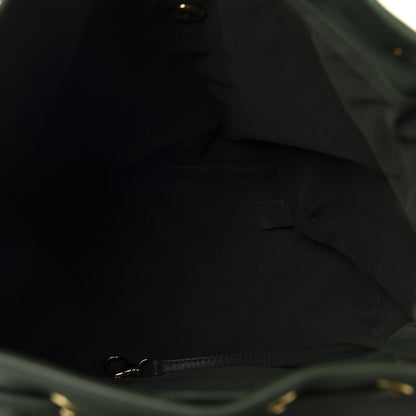 Chanel Lambskin Quilted Large Urban Spirit Backpack Dark Green 4 of 9