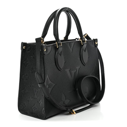 Louis Vuitton Empreinte Monogram Giant Onthego PM Black 3 of 9