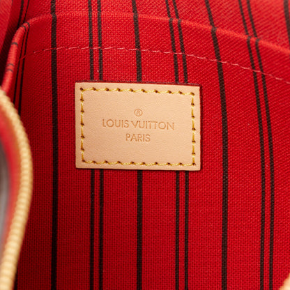 Louis Vuitton Monogram Neverfull MM GM Pochette Cherry 6 of 8