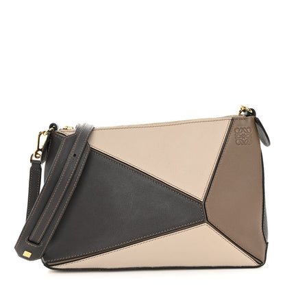 Loewe Calfskin Mini Puzzle Crossbody Bag Mink Taupe 1 of 9