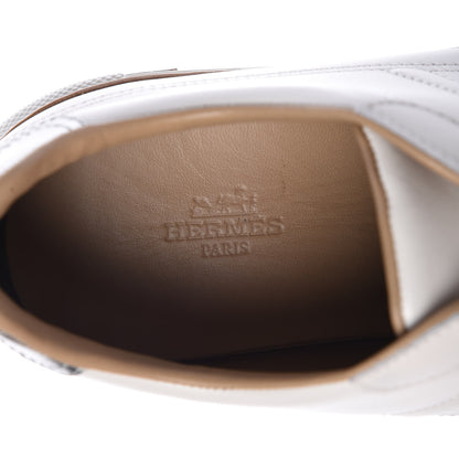 Hermes Calfskin Polo Sneakers 40 White 5 of 10