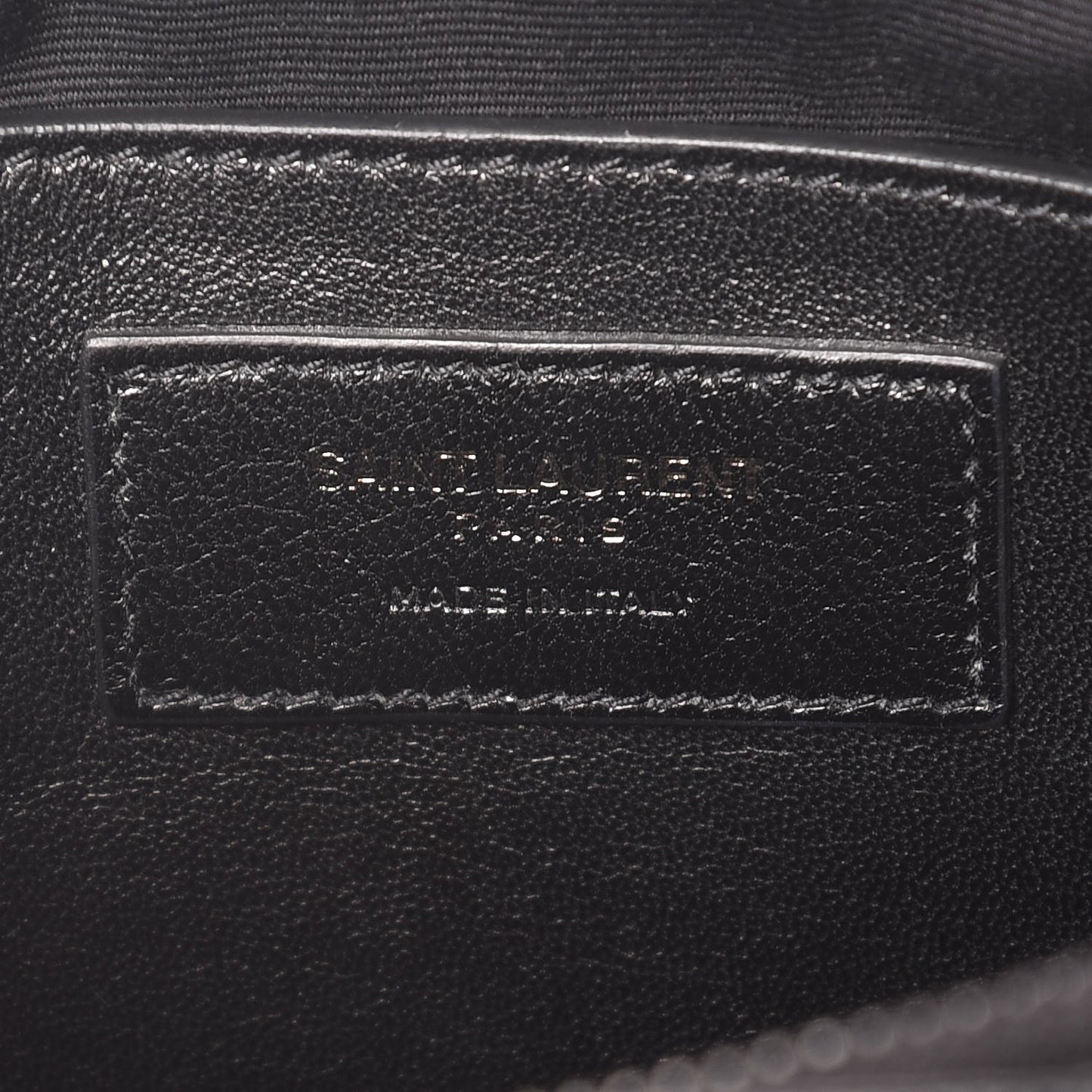 Grain De Poudre Medium West Hollywood Monogram Fold-Over Black