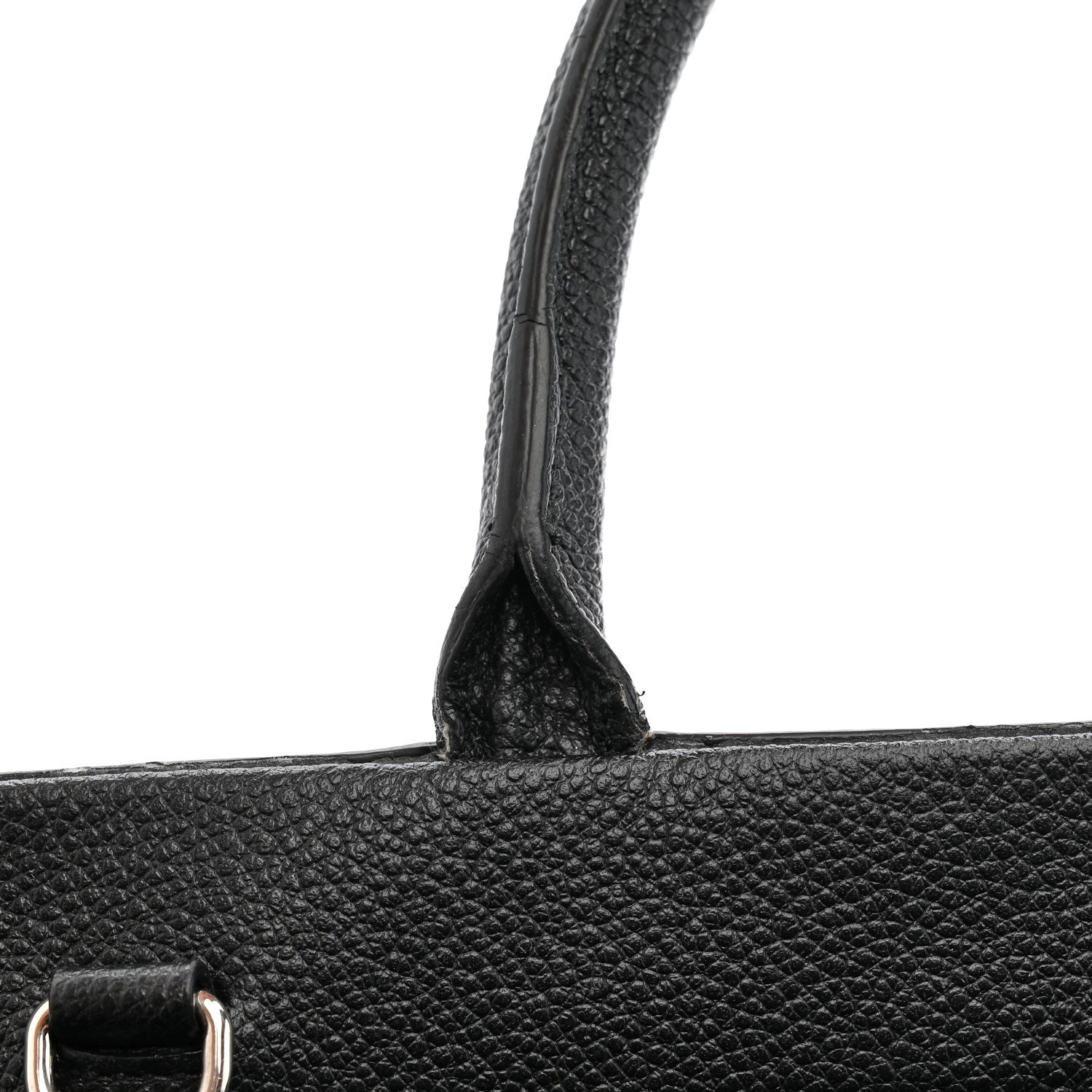 Saint Laurent Grained Calfskin Medium Cabas Rive Gauche Black 23 of 41