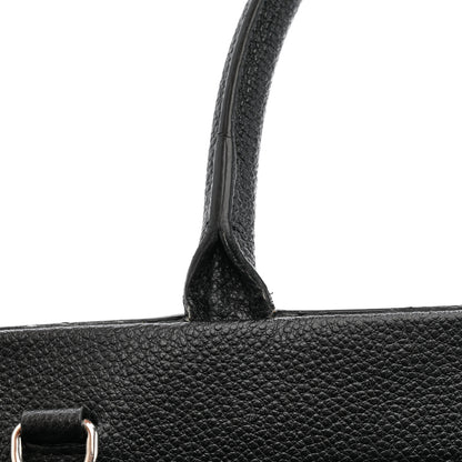 Saint Laurent Grained Calfskin Medium Cabas Rive Gauche Black 23 of 41
