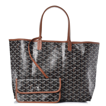 Goyard Goyardine Saint Louis PM Black Gold 1 of 9