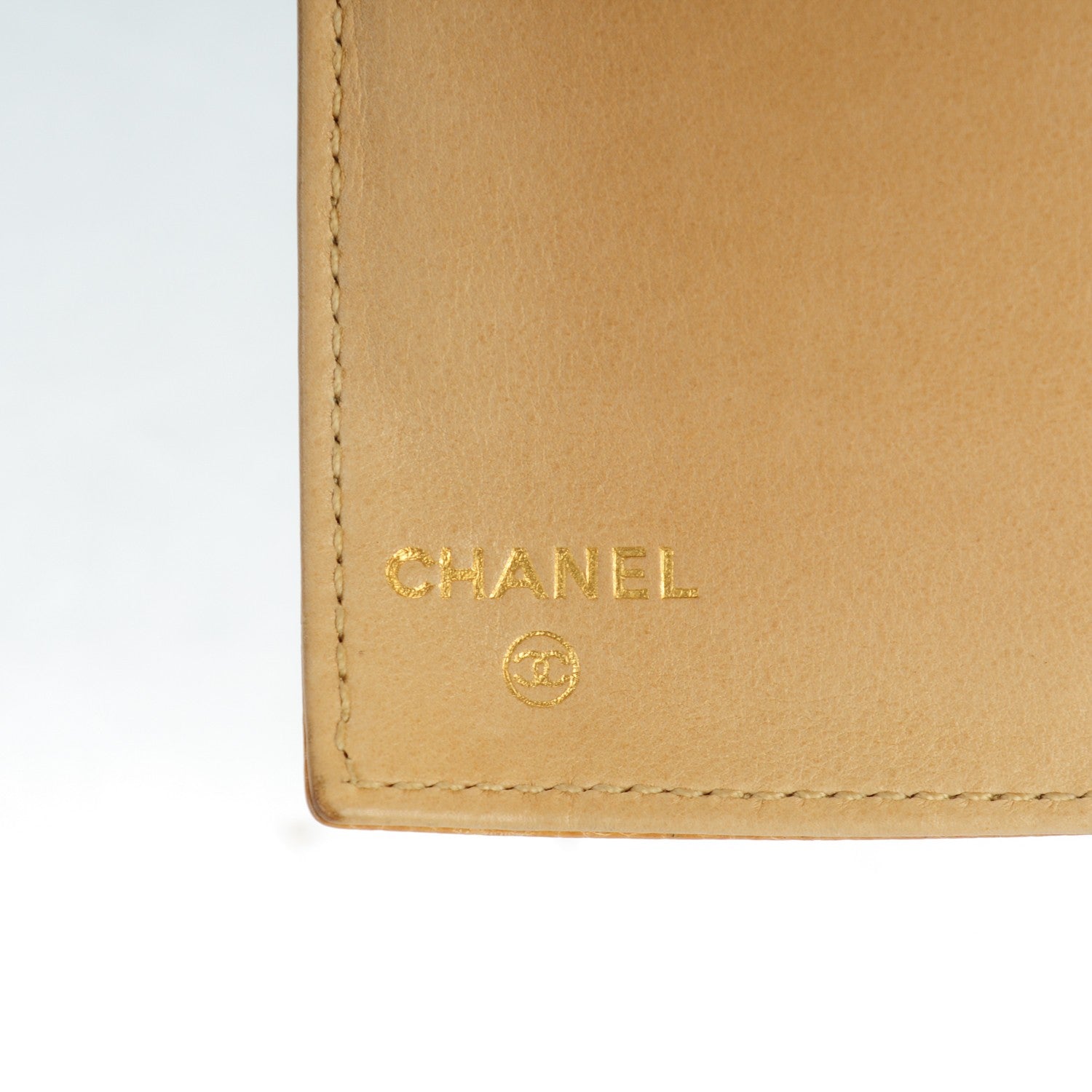 Chanel Caviar Timeless CC French Wallet Beige 6 of 7