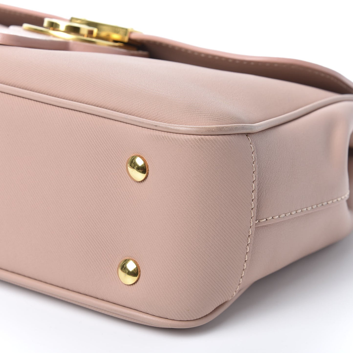 Trench Calfskin Medium DK88 Top Handle Bag Ash Rose