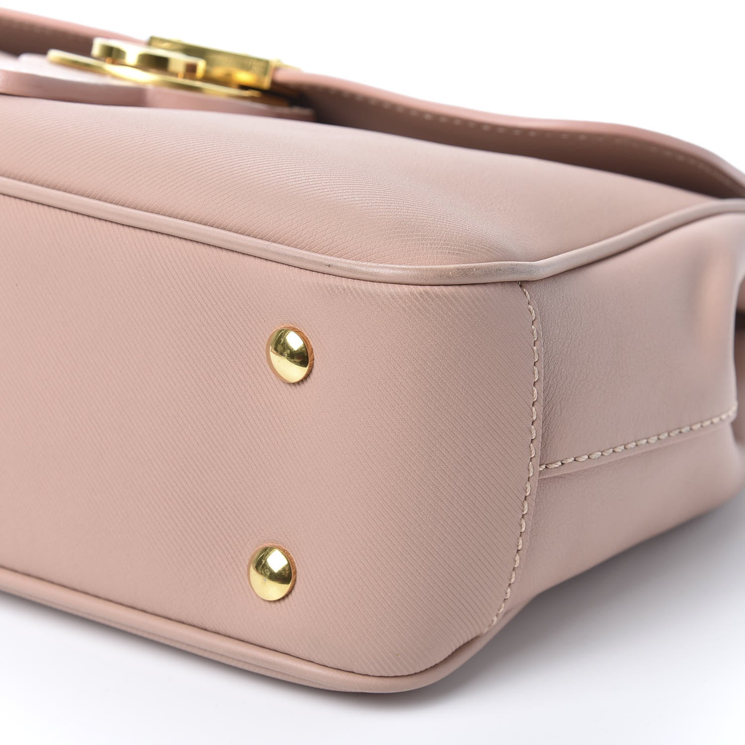 Burberry Trench Calfskin Medium DK88 Top Handle Bag Ash Rose 6 of 14
