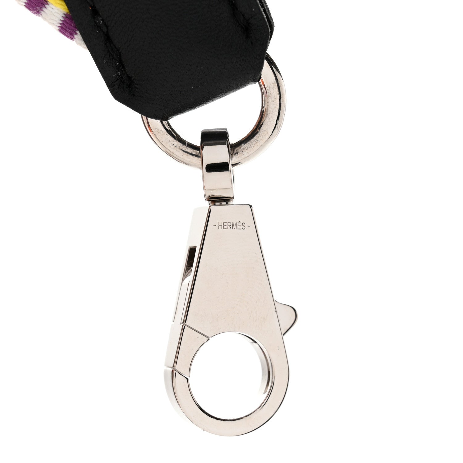 Hermes Toile Swift 50mm Sangle Cavale Shoulder Strap Multicolor Black 5 of 6