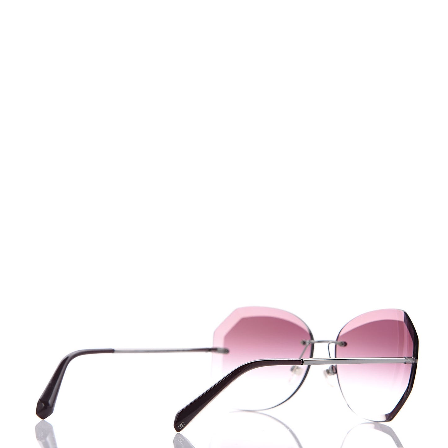 Metal Spring Round Sunglasses 4220 Pink