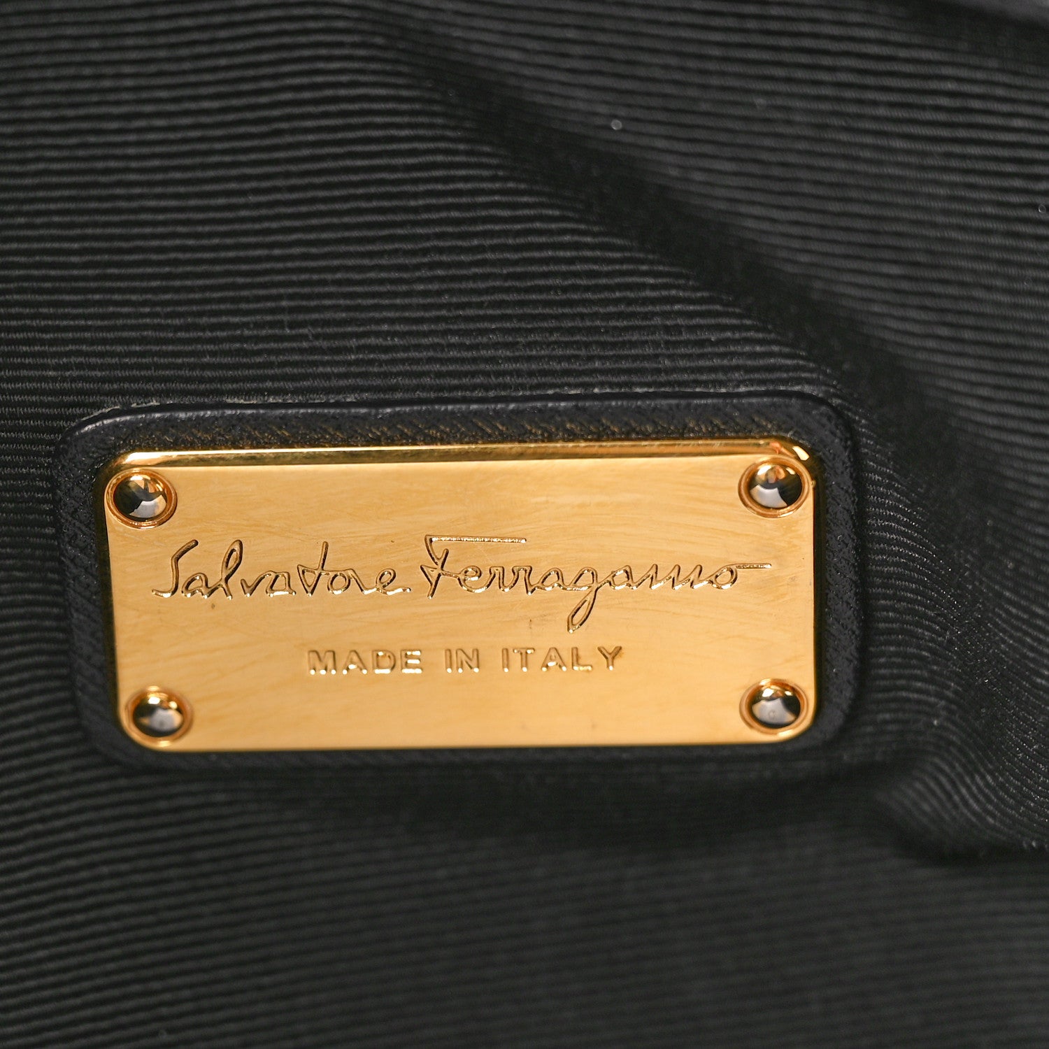 Salvatore Ferragamo Nylon Batik Small Tote Black 6 of 13