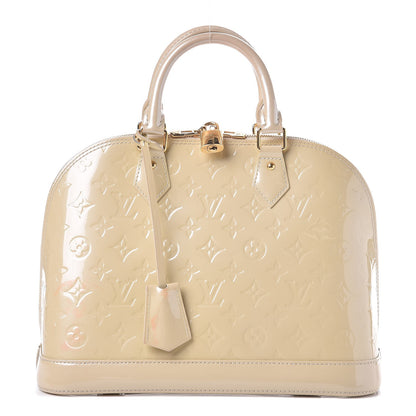Louis Vuitton Vernis Alma PM Blanc Corail 1 of 12